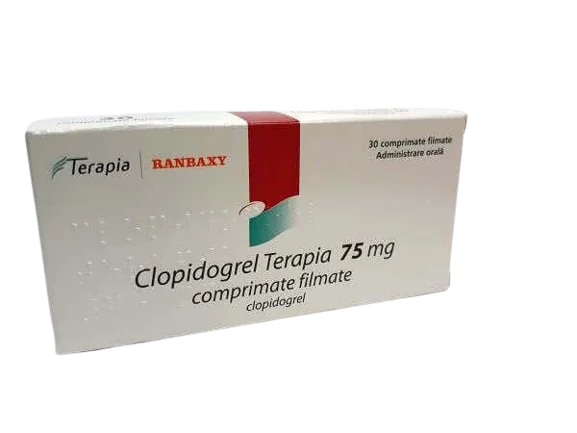 Clopidogrel 75mg, 30 comprimate filmate, Terapia 