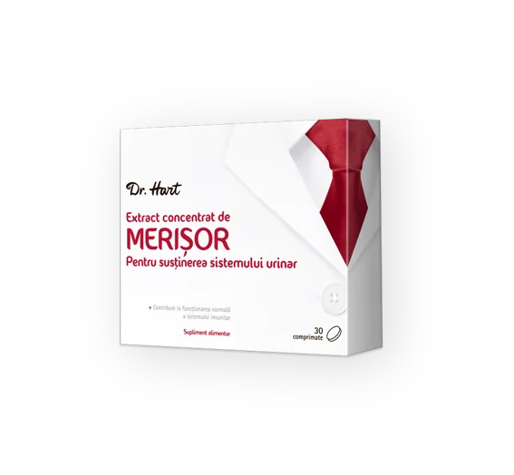 Dr.Hart Extract concentrat de merisor, 30 comprimate