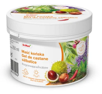 Dr. Max Gel de castane salbatice cu efect de incalzire​, 350ml 