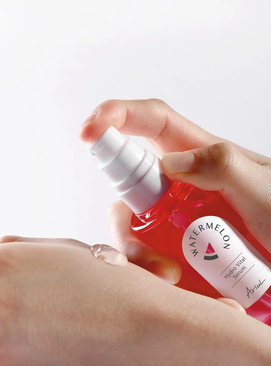 Serum de fata pentru reimprospatare intensa cu pepene rosu Watermelon Hydro Vital, 55ml, Ariul