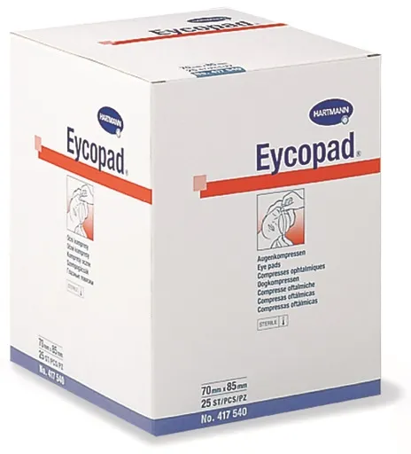 Comprese sterile oculare, 5.6 x 7 cm, 25 buc, Eycopad