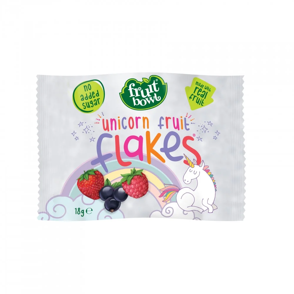 Fulgi din fructe Unicorn Fruit Bowl, 18g, Lizi's