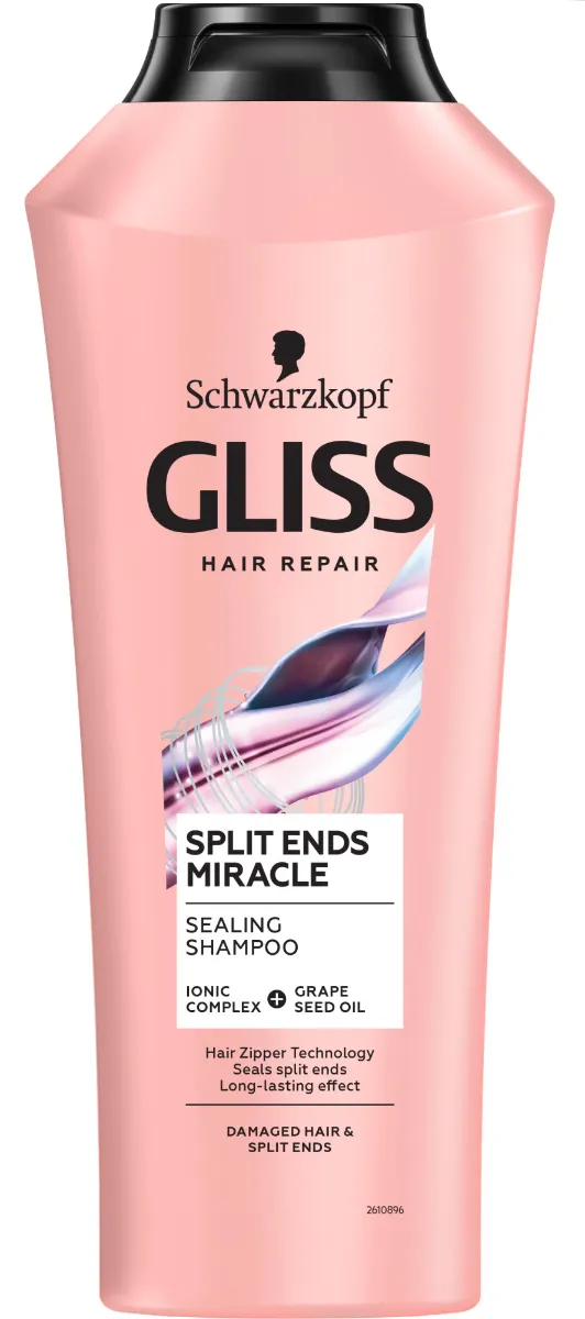 Sampon Split Hair Miracle pentru par deteriorat si varfuri despicate, 400ml, Gliss