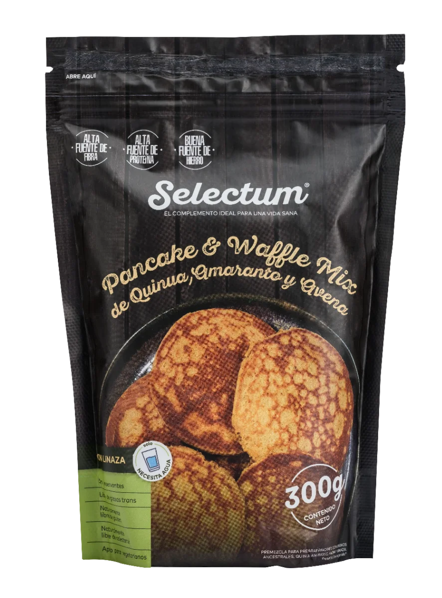 Amestec de clatite si vafe cu quinoa, amarant si ovaz, 300g, Selectum