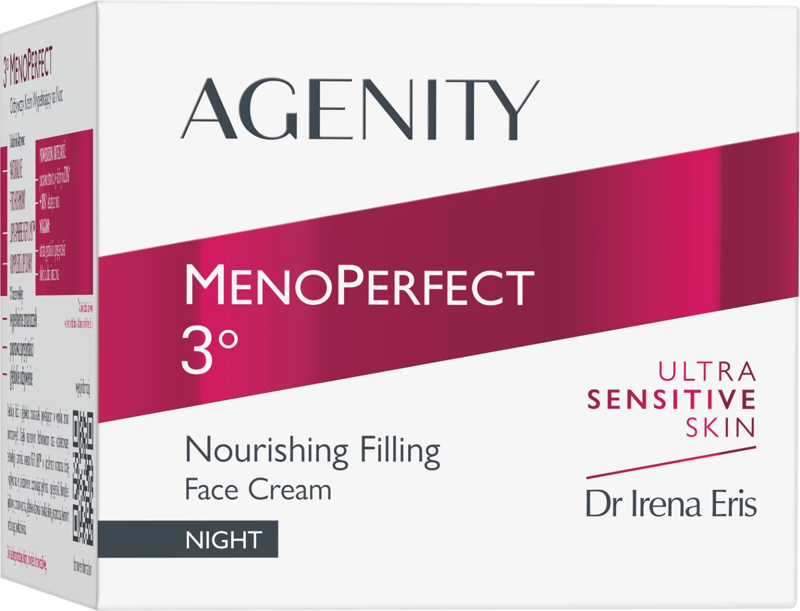 Crema de noapte hranitoare cu efect de umplere MenoPerfect 3, 50ml, Agenity
