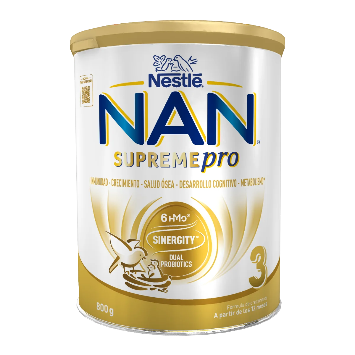 Formula de lapte praf Nan 3 Supreme Pro, 800g, Nestle