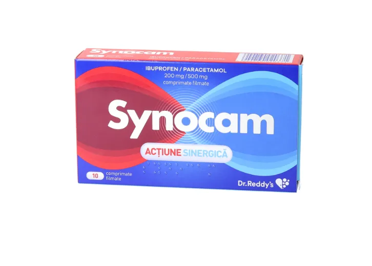 Synocam 200mg/500mg, 10 comprimate, Dr. Reddy's