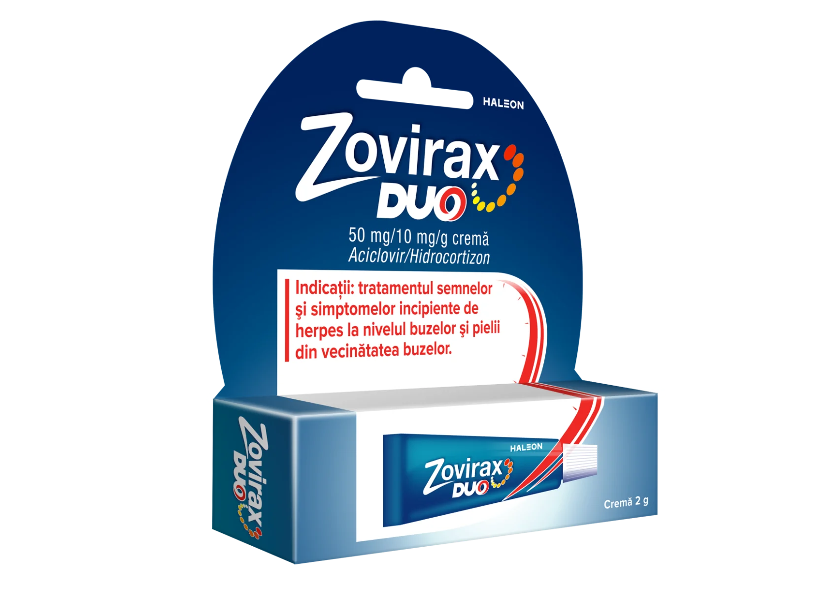 Zovirax Duo crema 50 mg/10mg/g, 2g, GSK