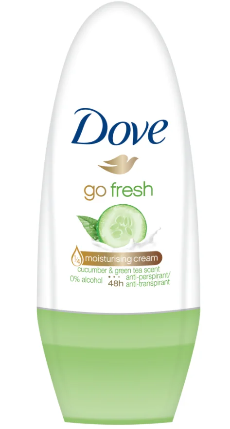 Deodorant antiperspirant roll-on Cucumber & Green Tea Go Fresh, 50ml, Dove