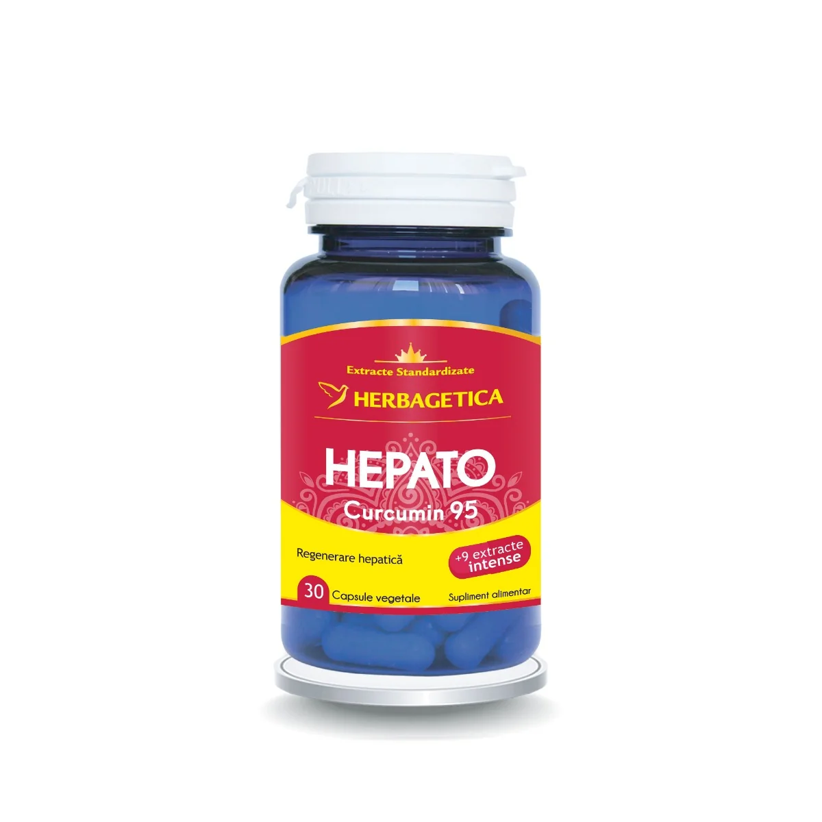 Hepato+ Curcumin95, 30 capsule vegetale, Herbagetica