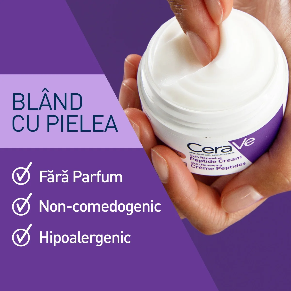 Crema de noapte cu peptide Skin Renewing, 48ml, CeraVe