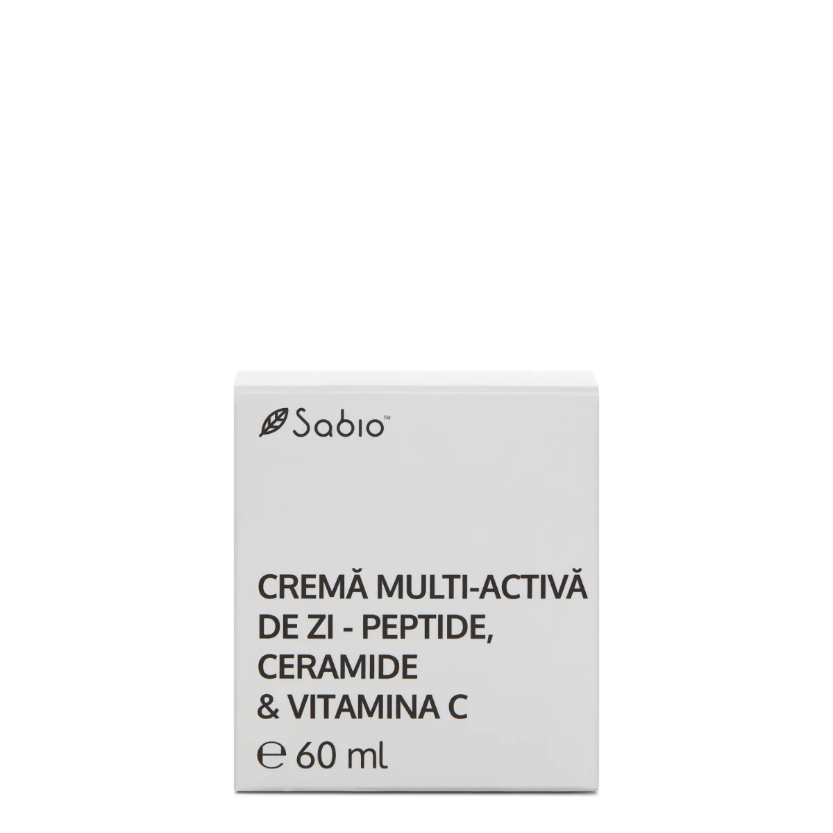 Crema multi-activa de zi pentru ten matur cu peptide + ceramide si vitamina C, 60ml, Sabio