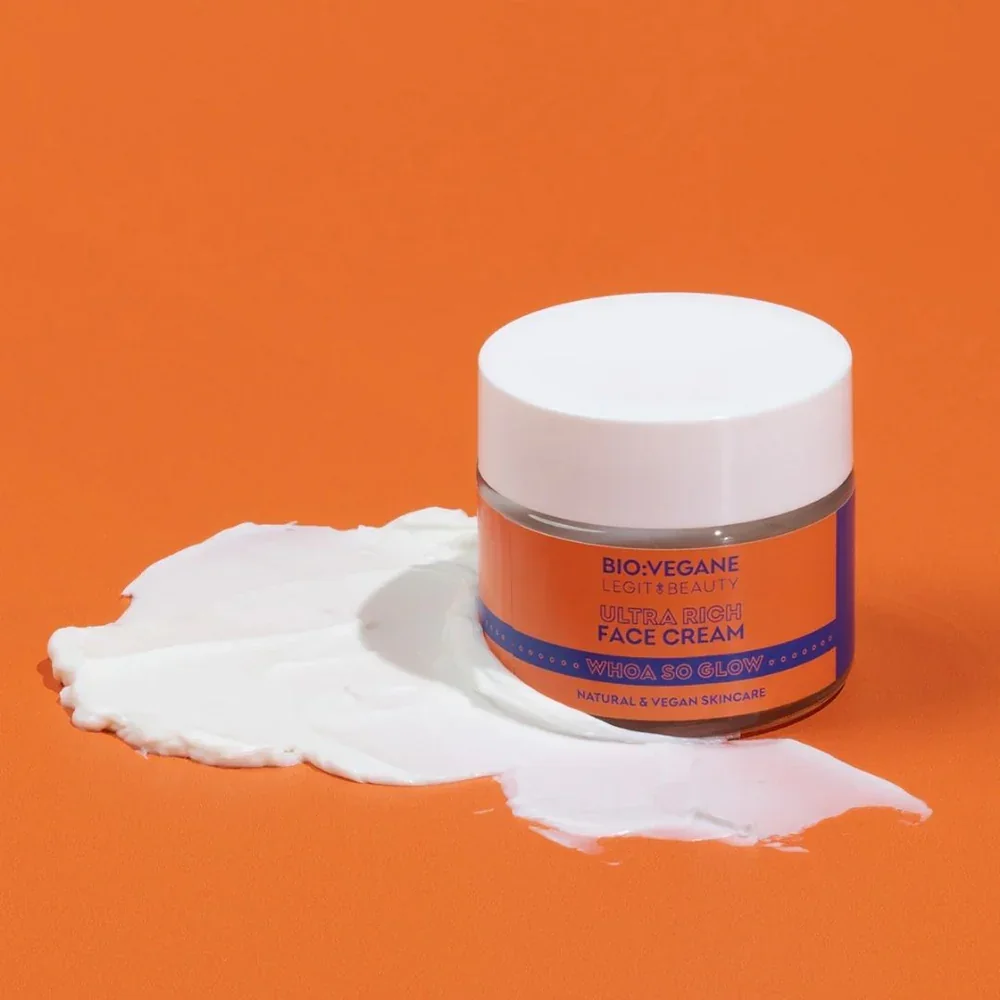 Crema de fata intens hidratanta Whoa So Glow Legit Beauty, 50ml, Bio:Vegane