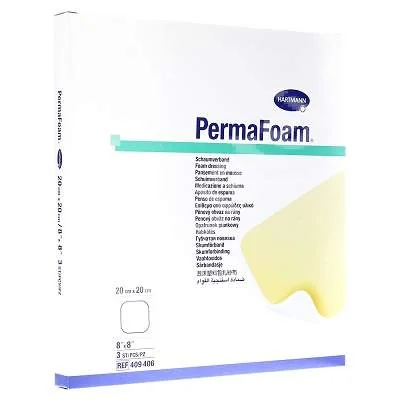 Pansament din spuma poliuretanica tristratificata Permafoam Cavity, 10cm x 10cm, Hartmann