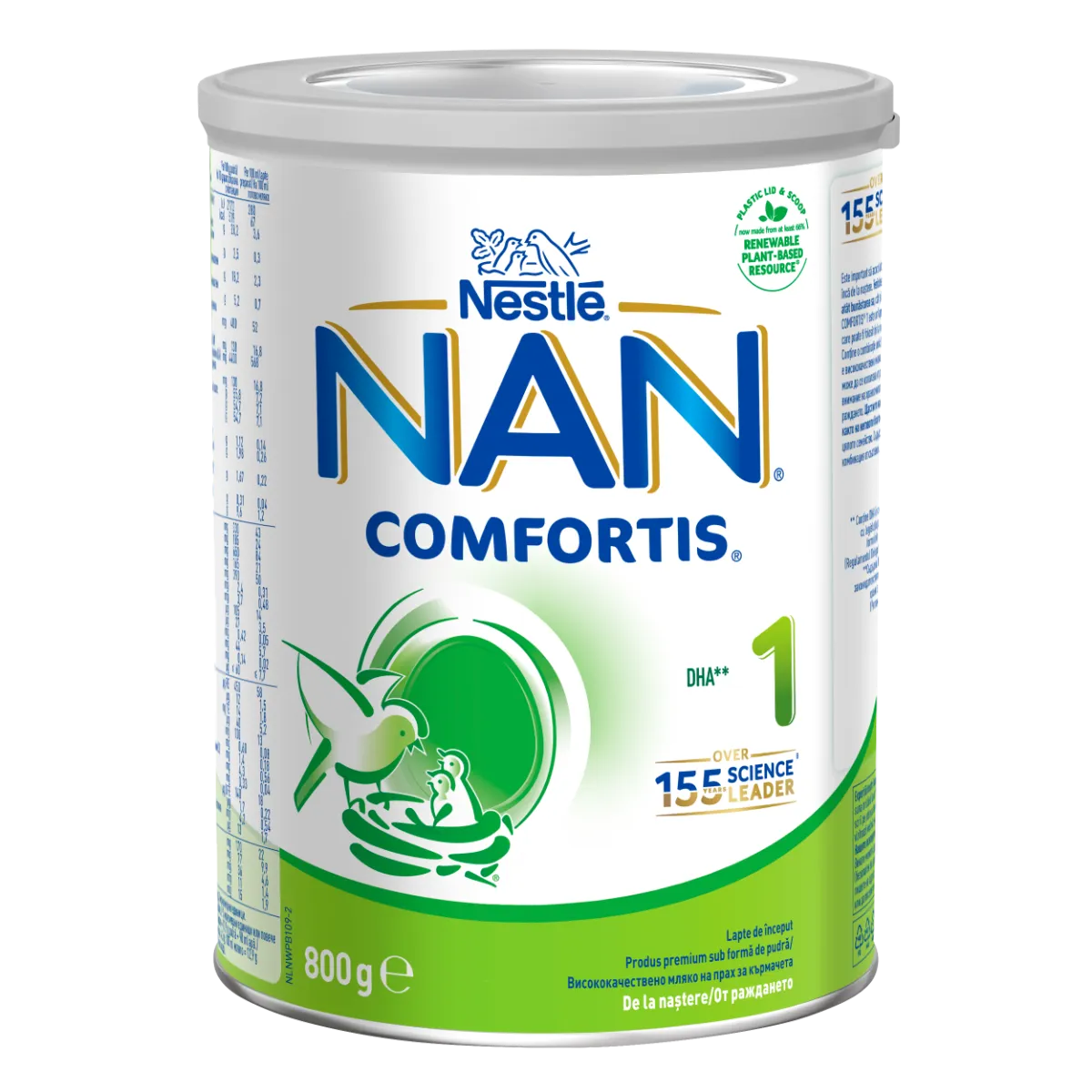 Lapte praf Nan 1 Comfortis +0 luni, 800g, Nestle 
