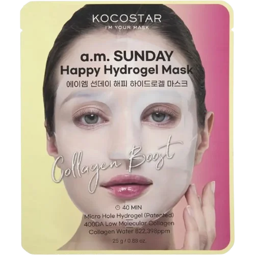 Masca hydrogel pentru fata A.M Sunday Mask, 25g, Kocostar
