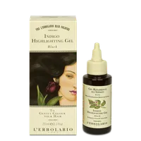 L'Erbolario Gel colorare pentru par indigo Black, 70ml