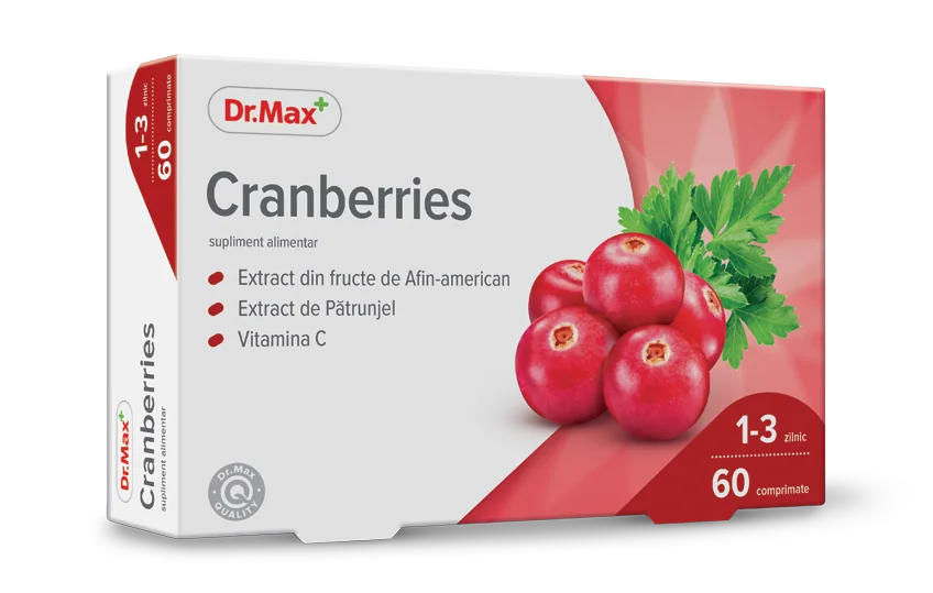 Dr. Max Cranberries​, 60 comprimate
