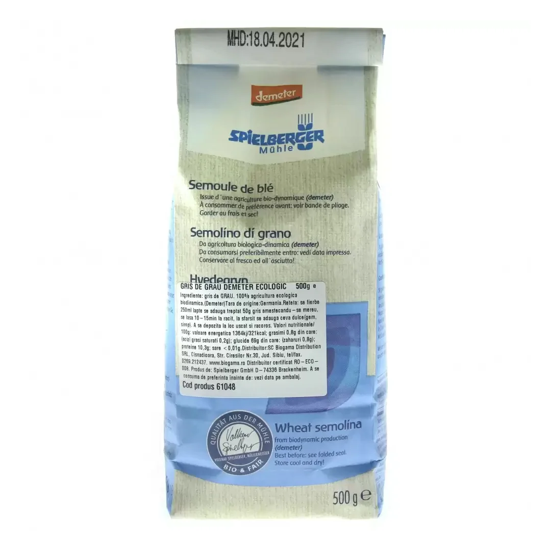 Gris Eco de grau Demeter, 500g, Spielberger