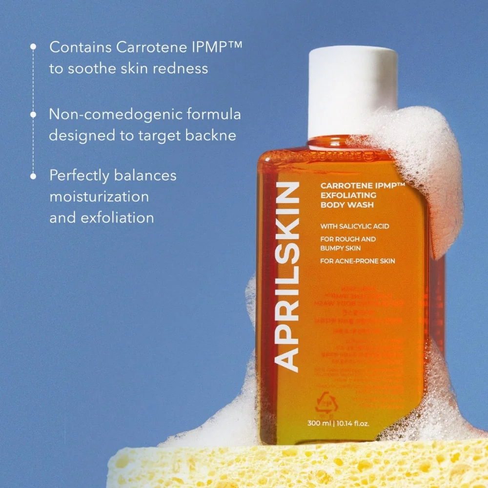 Gel de dus exfoliant Carrotene IPMP, 300ml, Aprilskin
