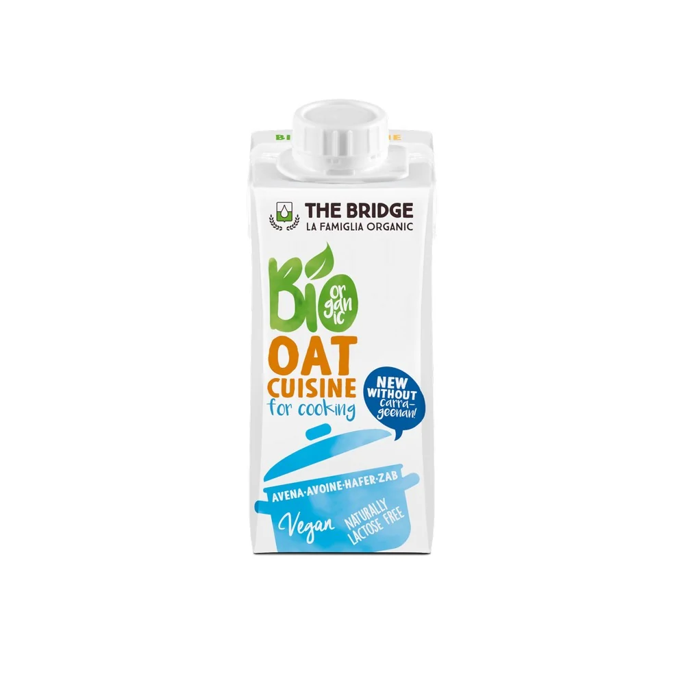 Crema ecologica din ovaz pentru gatit, 200ml, The Bridge