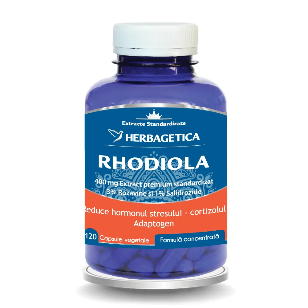 Rhodiola Zen Forte, 120 capsule, Herbagetica