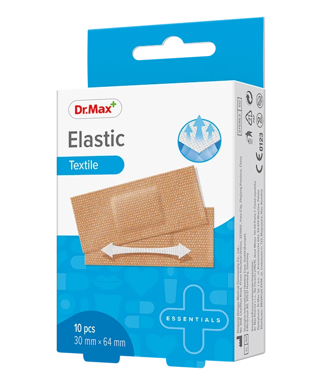 Dr. Max Plasture elastic 30 x 64mm, 10 bucati 