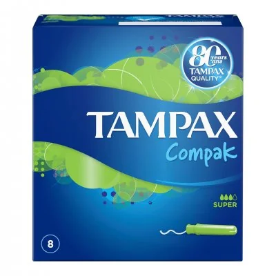 Tampoane Super Single, 8 bucati, Tampax