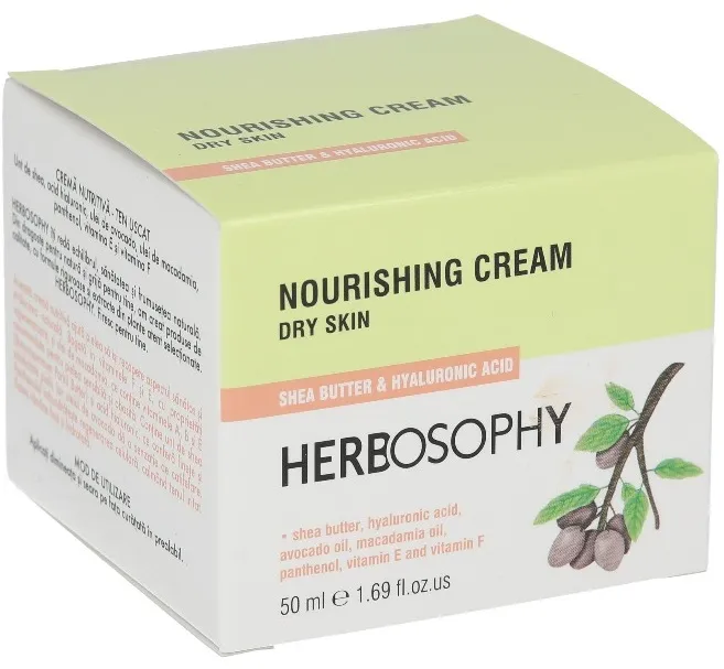 Herbosophy Crema nutritiva pentru ten uscat, 50ml