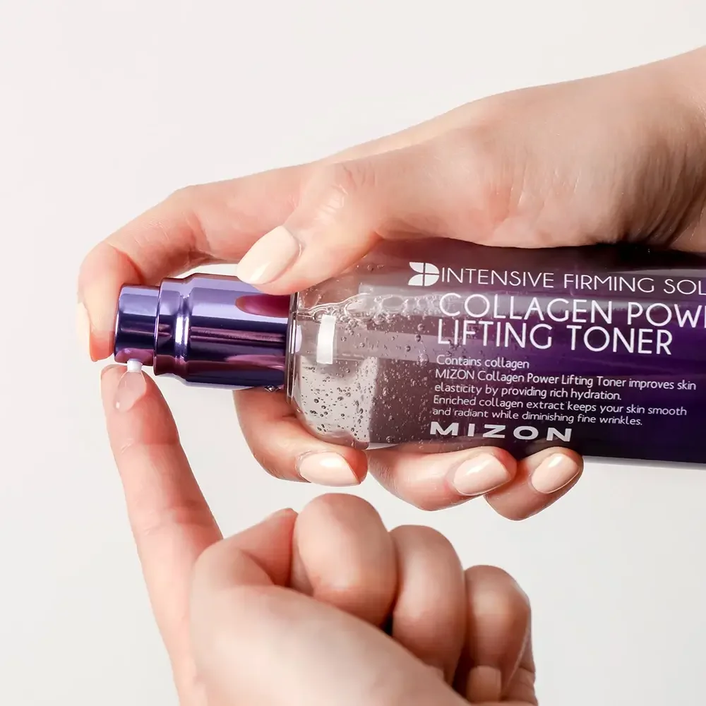 Toner de fata iluminator Collagen Power Lifting, 120ml, Mizon