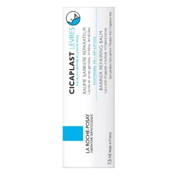 Balsam de buze reparator calmant si hidratant Cicaplast, 7.5ml, La Roche-Posay
