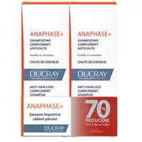 Pachet Sampon contra caderii parului Anaphase+ 1 + 70% reducere la al doilea produs, 2 x 200ml, Ducray