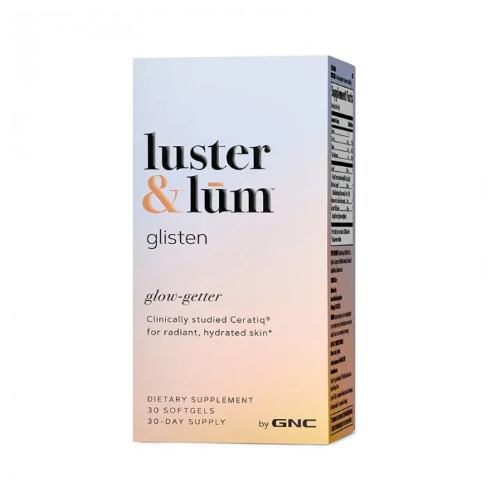 Luster & Lum Glisten piele hidratata si radianta, 30 capsule, GNC