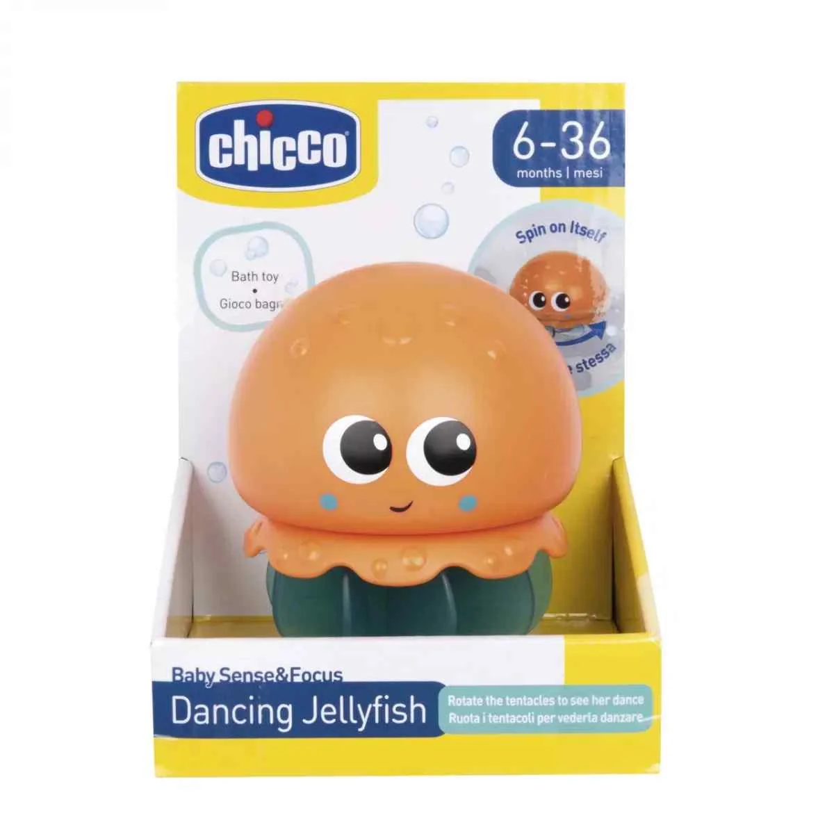 Jucarie de baie Meduza Dansatoare 6-36 luni, 1 bucata, Chicco