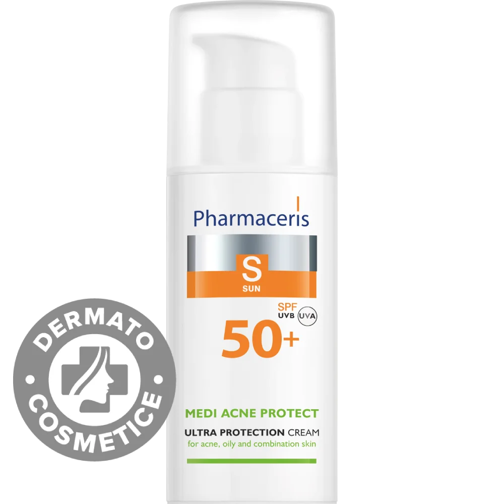 Crema de fata Medi Acne Protect SPF50+ S, 50ml, Pharmaceris