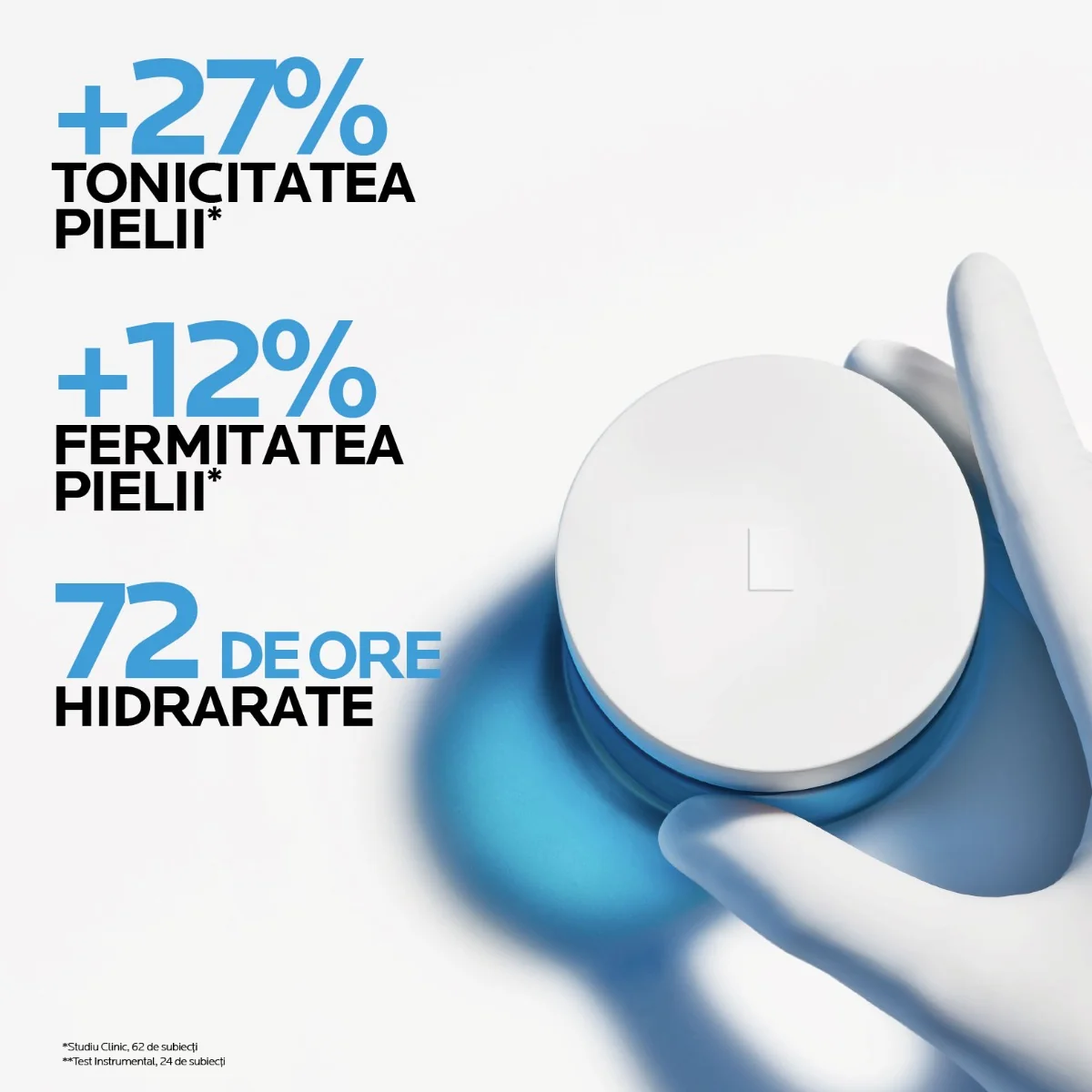 Rezerva crema Supra-Activata cu Acid Hialuronic Hyalu B5, 50ml, La Roche-Posay