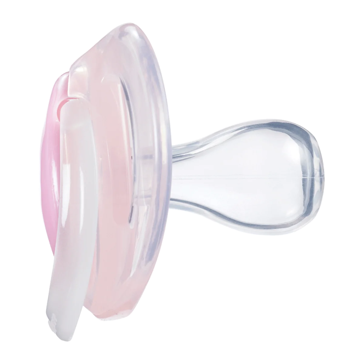 Suzeta ortodontica de noapte care lumineaza in intuneric 6-18 luni Roz, 2 bucati, Tommee Tippee