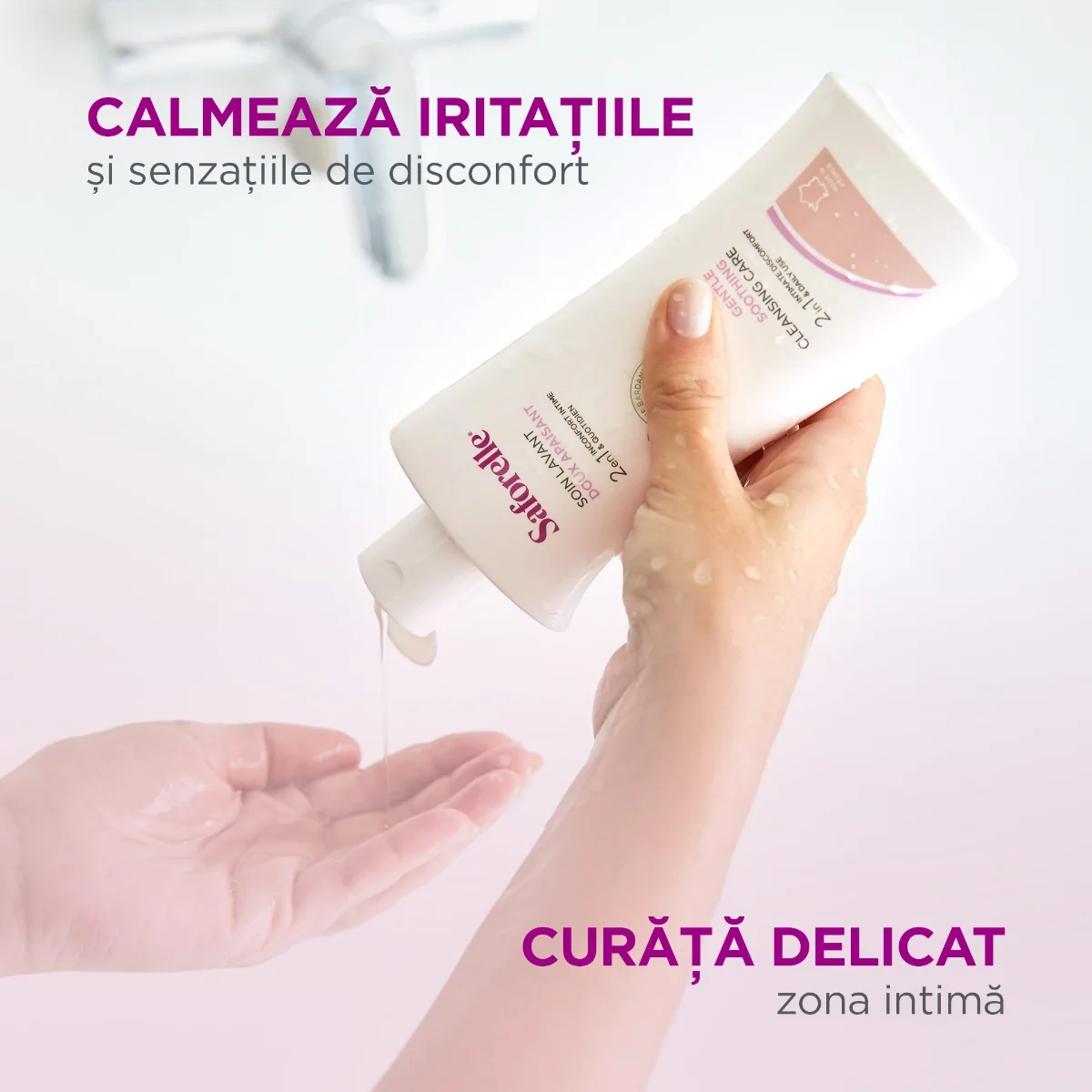 Gel ingrijire intima si corporala cu extract de brusture, 500ml, Saforelle