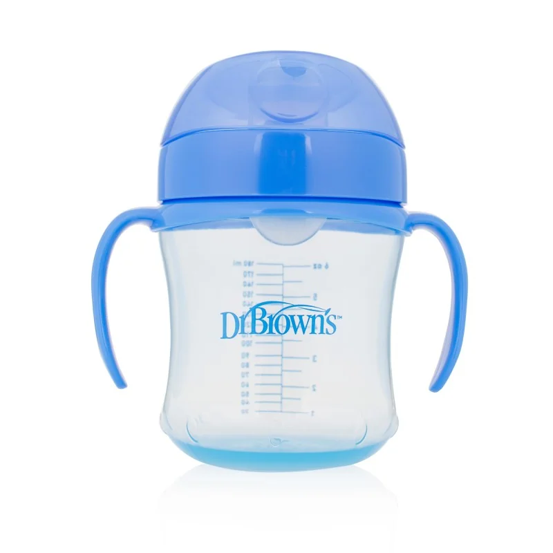 Canita tranzitie cu cioc moale si manere, 180ml, Dr. Brown's