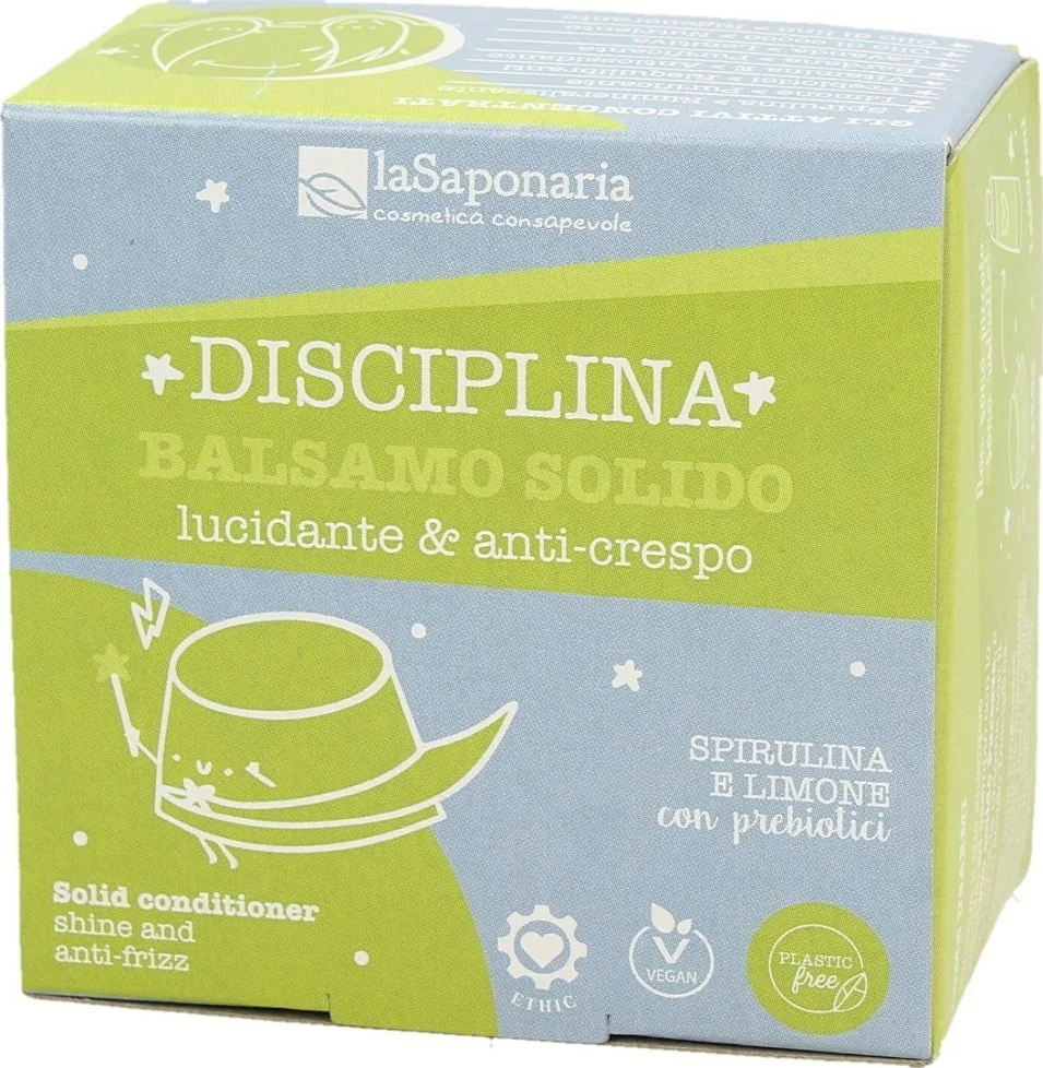 Balsam de par solid pentru stralucire, 40g, La Saponaria