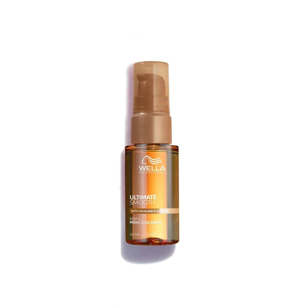 Ulei hidratant pentru par uscat si lipsit de stralucire cu Squalane & Omega 9 Ultimate Smooth, 30ml, Wella Professionals