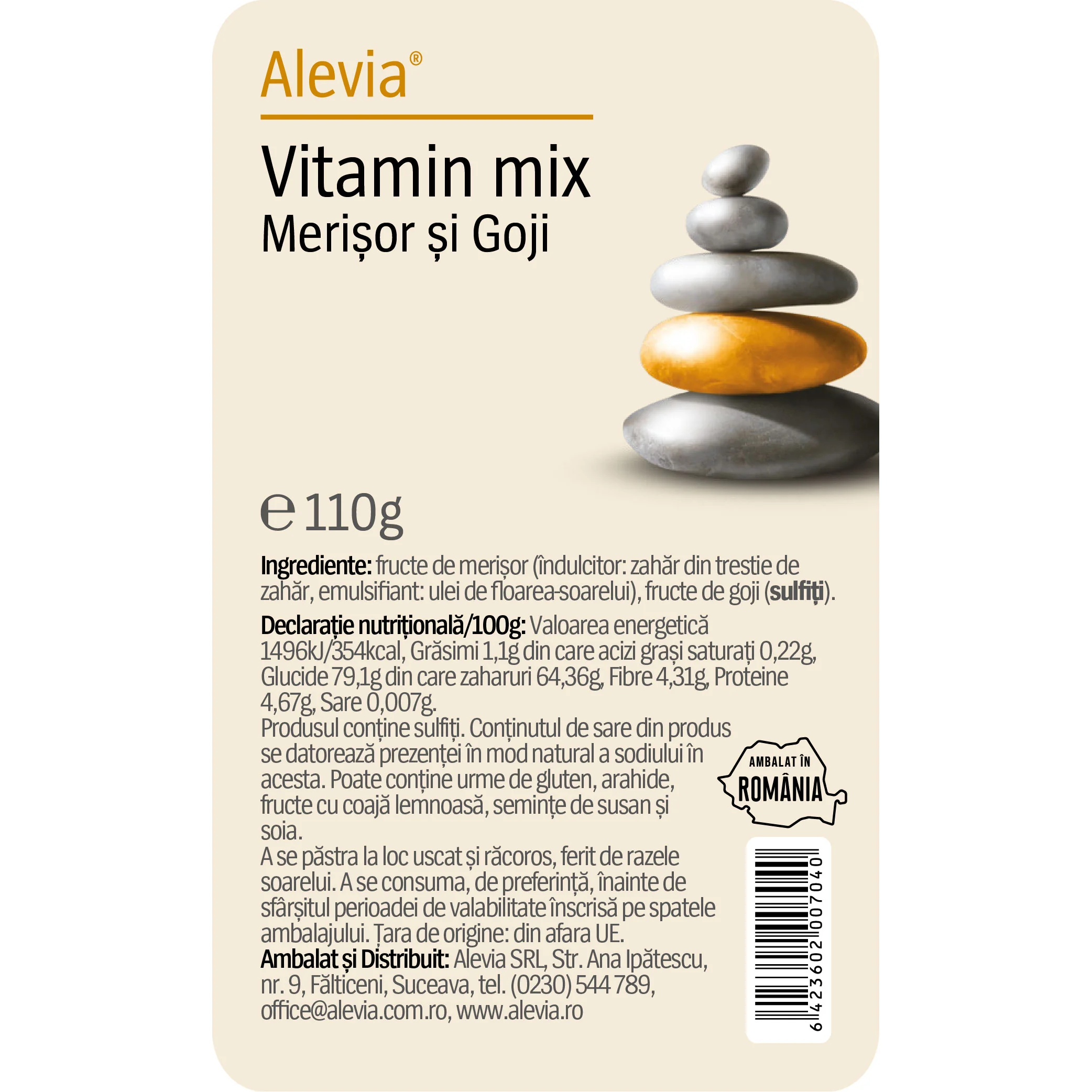 Mix Merisor si Goji, 110g, Alevia