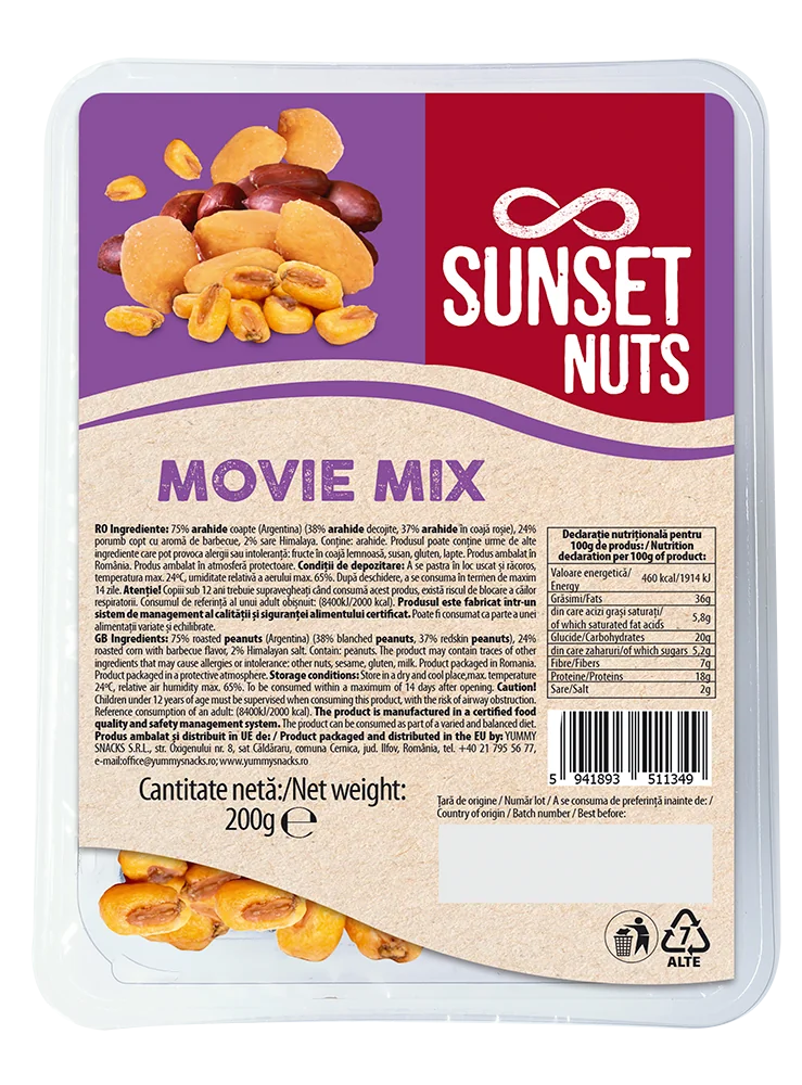Movie Mix, 200g, Sunset Nuts