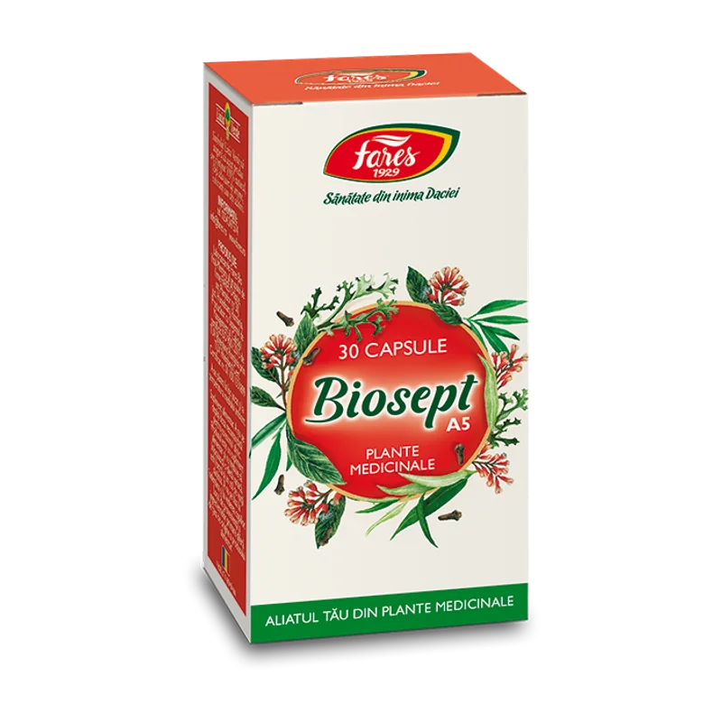 Biosept, 30 capsule, Fares