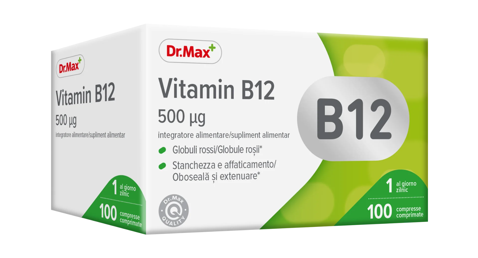 Dr. Max Vitamin B12 500mcg, 100 comprimate filmate