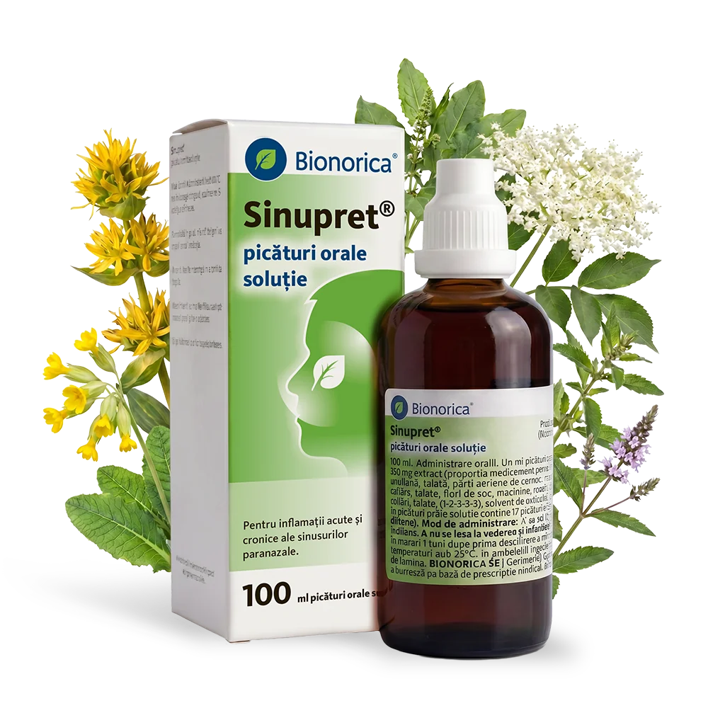 Sinupret solutie, 100 ml, Bionorica