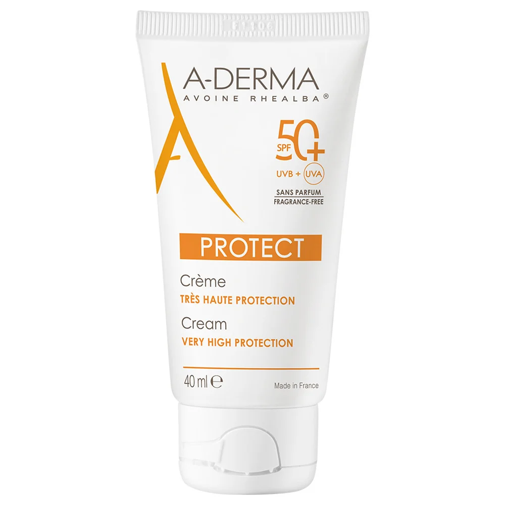 Crema fara parfum pentru protectie solara cu SPF 50+, 40 ml, Aderma
