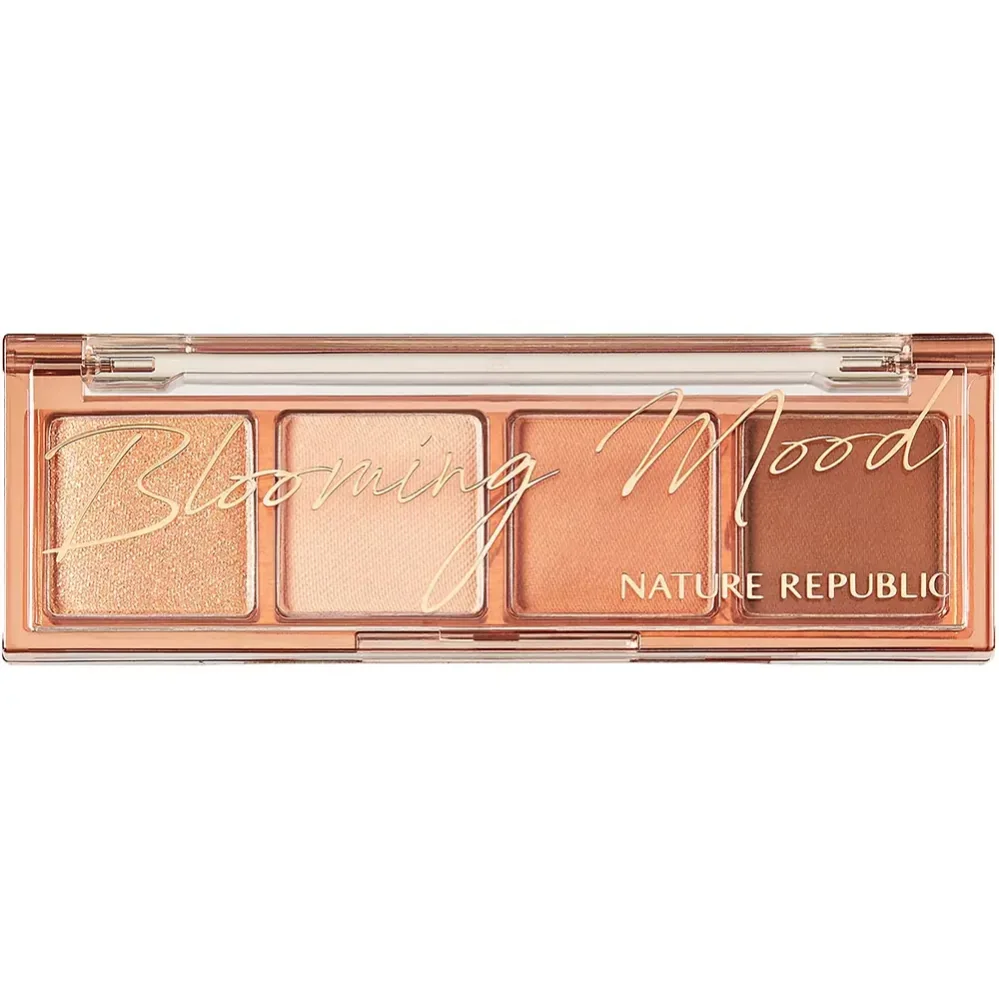 Paleta de farduri de pleoape Daily Basic Nr. 04 Coral, 2.6g, Nature Republic