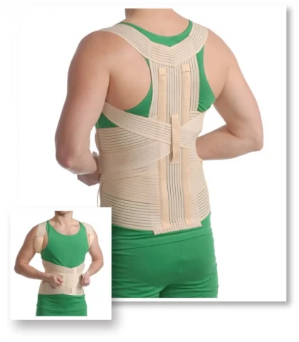 Orteza corset toraco-lombar 3001, M/L, 71-90cm, Bej, Medtextile 