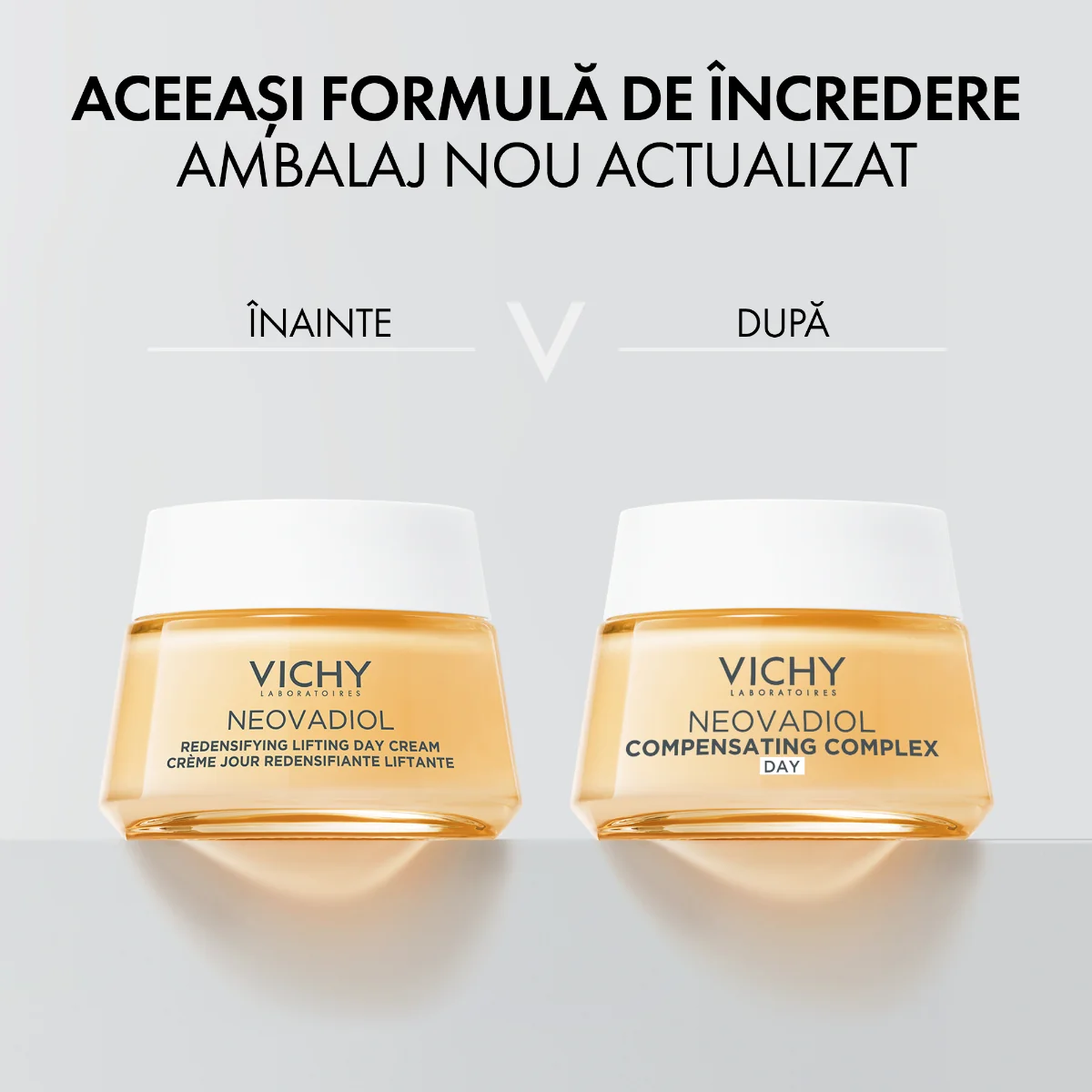 Crema de zi redensifianta cu efect de lifting pentru ten uscat Neovadiol Compensating Complex, 50ml, Vichy